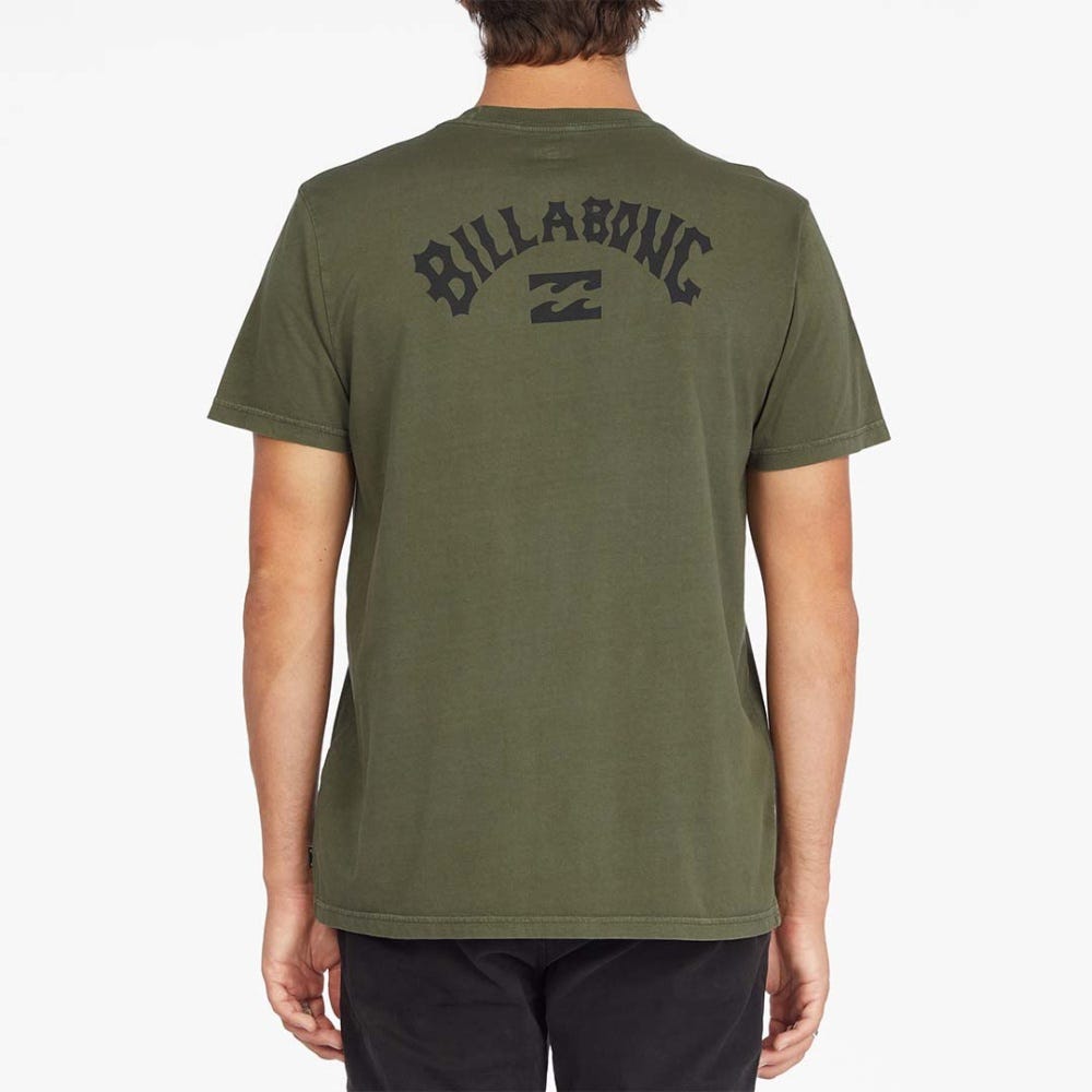 Mens Arch Wave Washed Short Sleeve T-Shirt