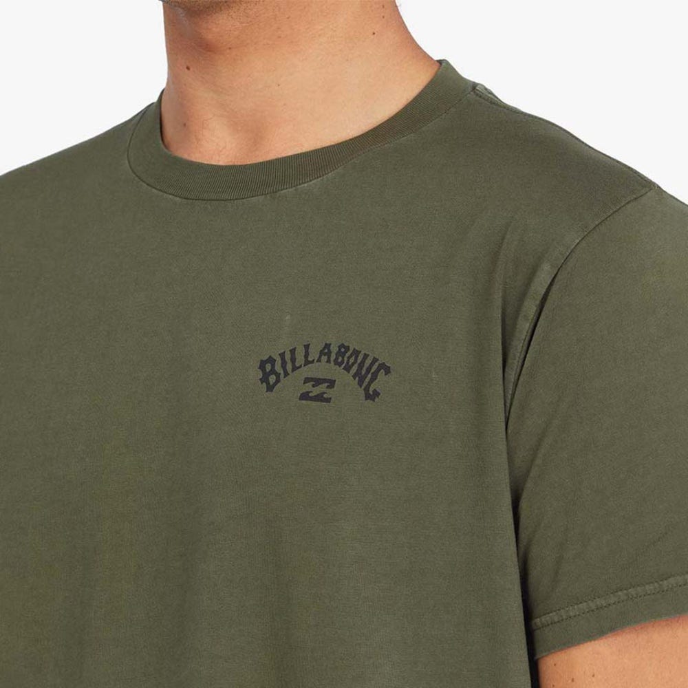 Mens Arch Wave Washed Short Sleeve T-Shirt