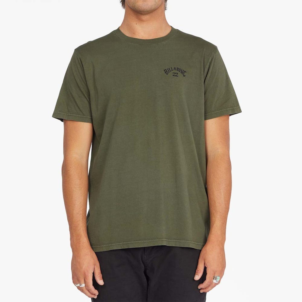 Mens Arch Wave Washed Short Sleeve T-Shirt