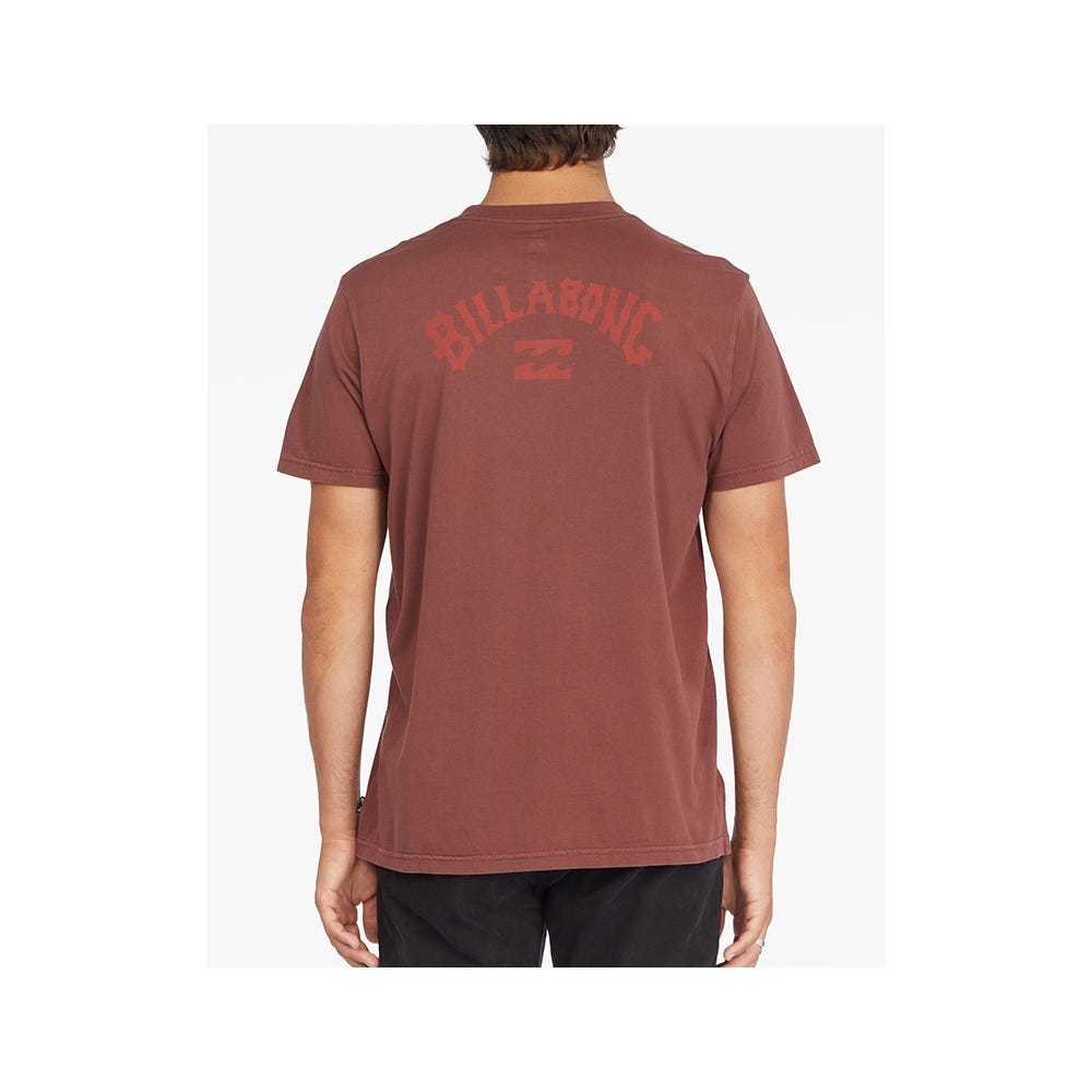 Mens Arch Wave Washed Short Sleeve T-Shirt