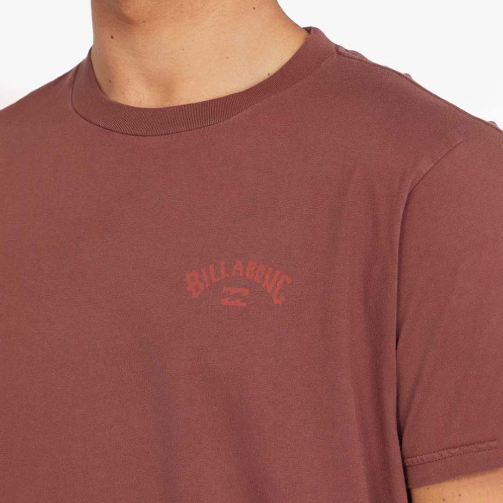 Mens Arch Wave Washed Short Sleeve T-Shirt