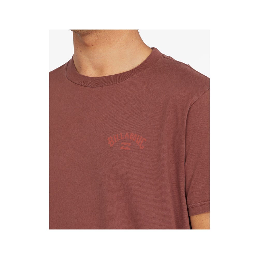 Mens Arch Wave Washed Short Sleeve T-Shirt