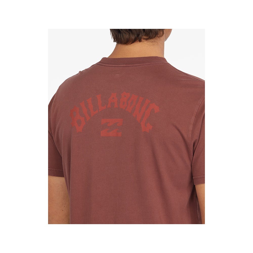 Mens Arch Wave Washed Short Sleeve T-Shirt