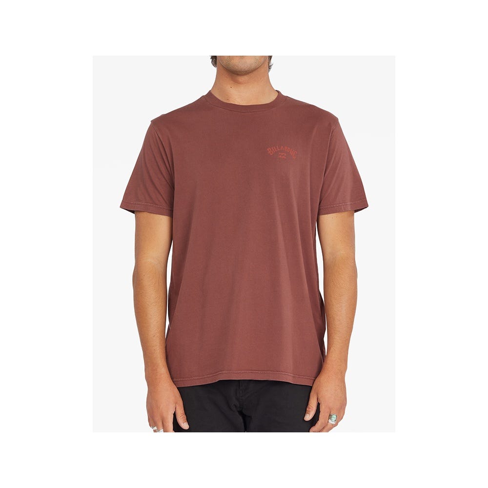 Mens Arch Wave Washed Short Sleeve T-Shirt