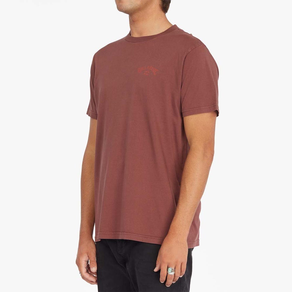 Mens Arch Wave Washed Short Sleeve T-Shirt