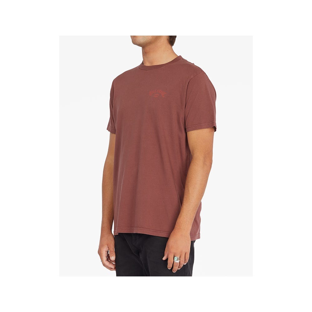 Mens Arch Wave Washed Short Sleeve T-Shirt