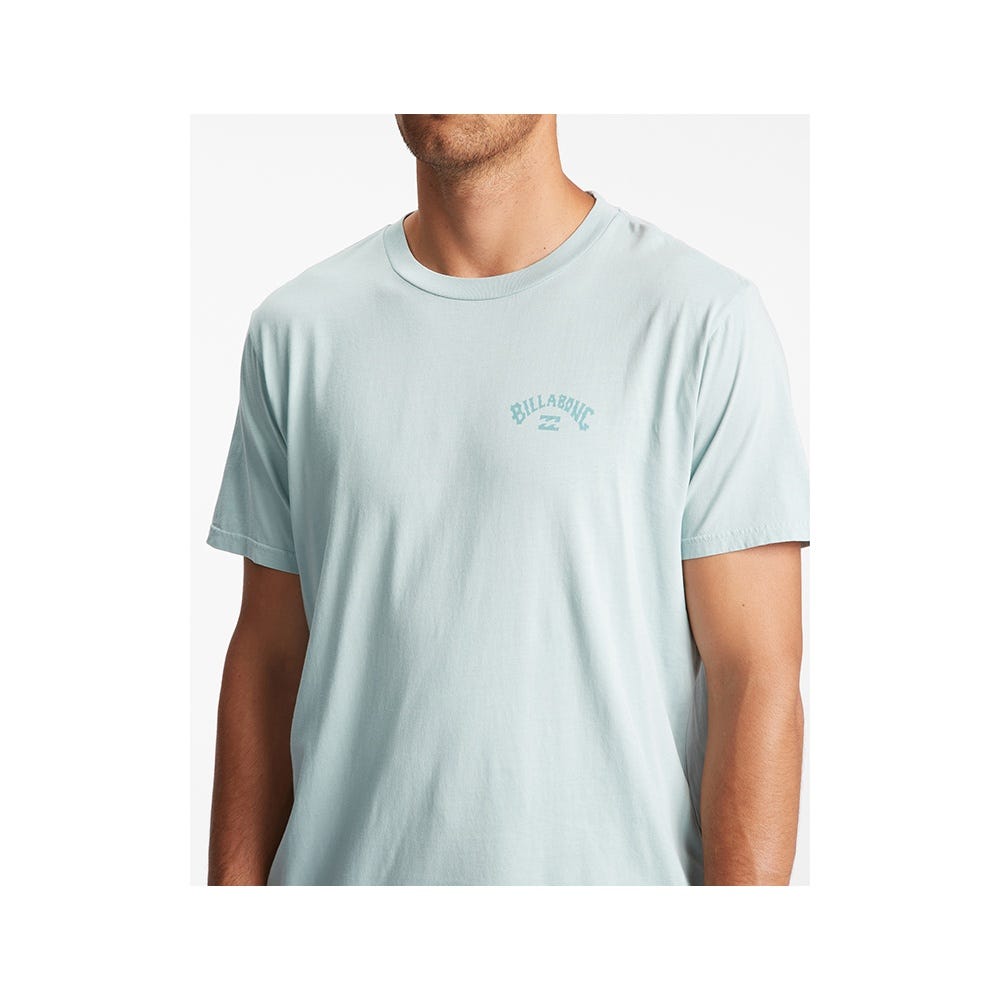 Mens Arch Wave Washed Short Sleeve T-Shirt