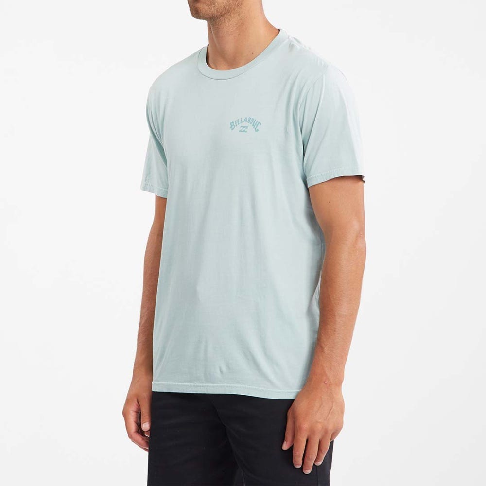 Mens Arch Wave Washed Short Sleeve T-Shirt