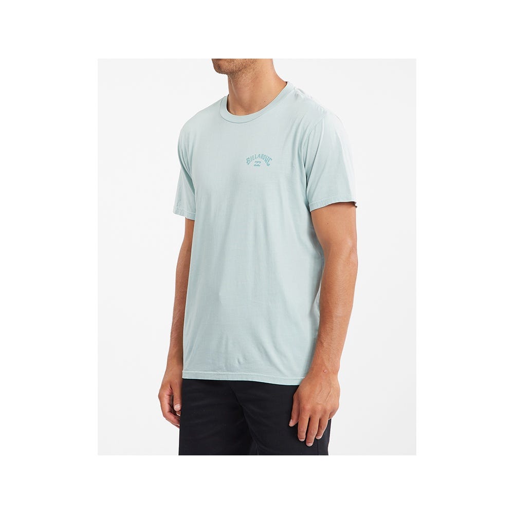 Mens Arch Wave Washed Short Sleeve T-Shirt