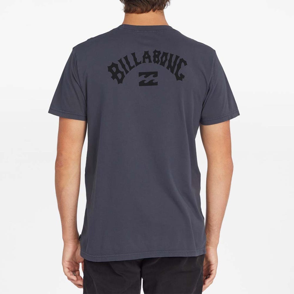 Mens Arch Wave Washed Short Sleeve T-Shirt