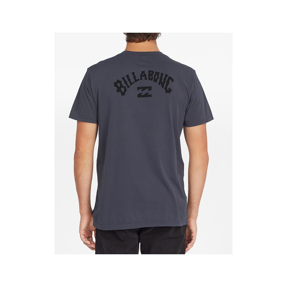 Mens Arch Wave Washed Short Sleeve T-Shirt
