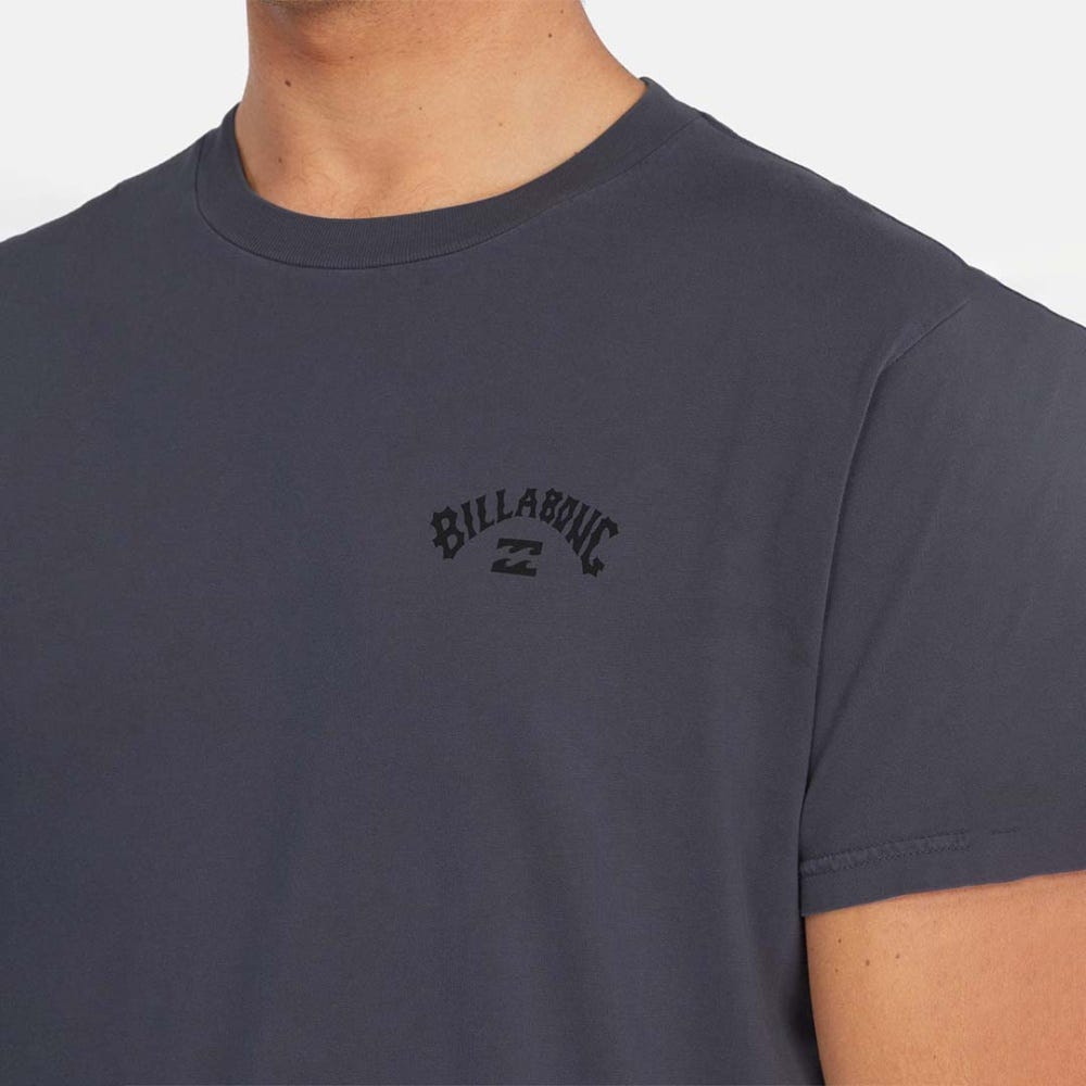 Mens Arch Wave Washed Short Sleeve T-Shirt