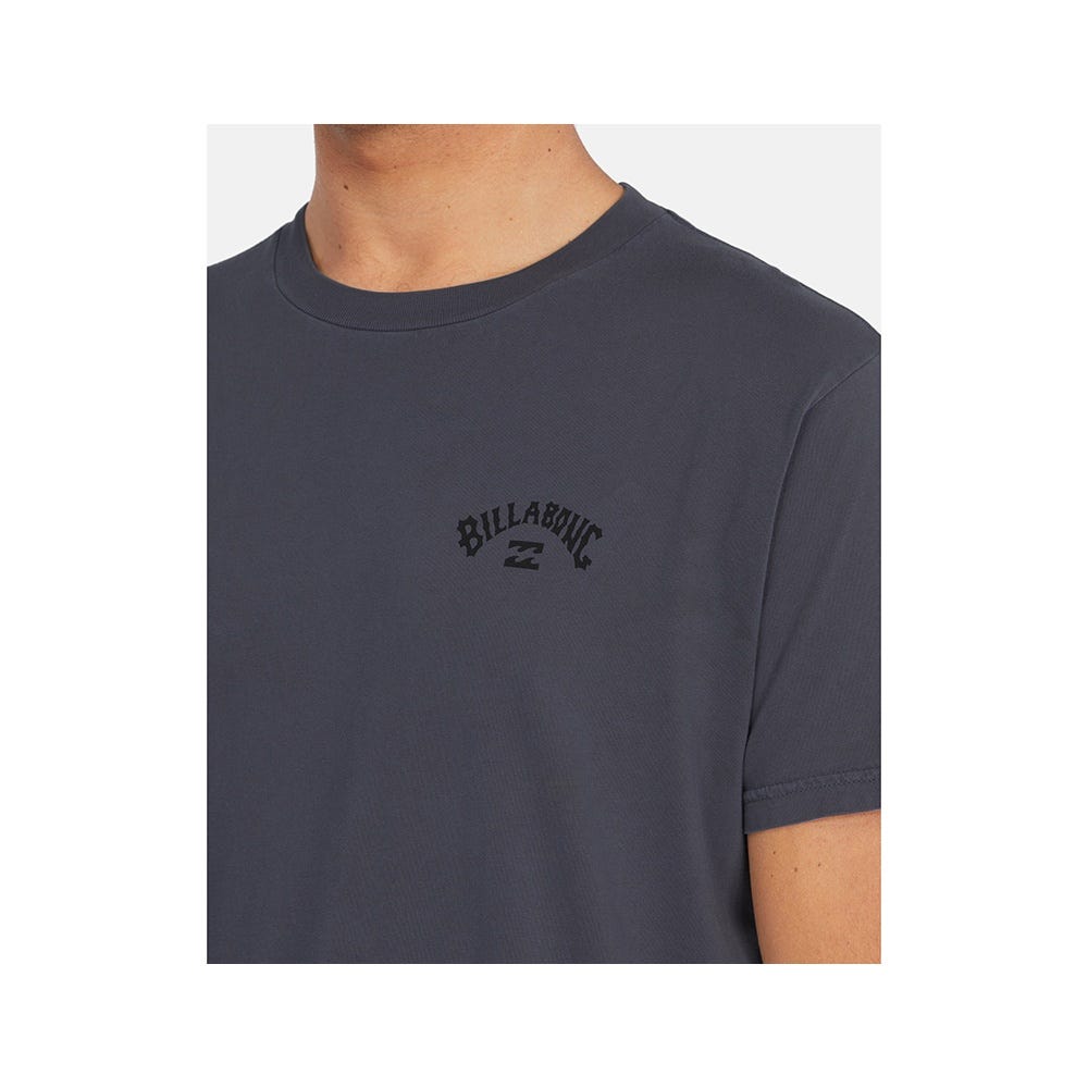 Mens Arch Wave Washed Short Sleeve T-Shirt