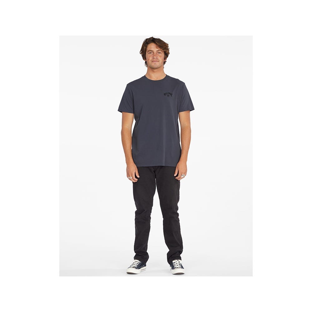 Mens Arch Wave Washed Short Sleeve T-Shirt