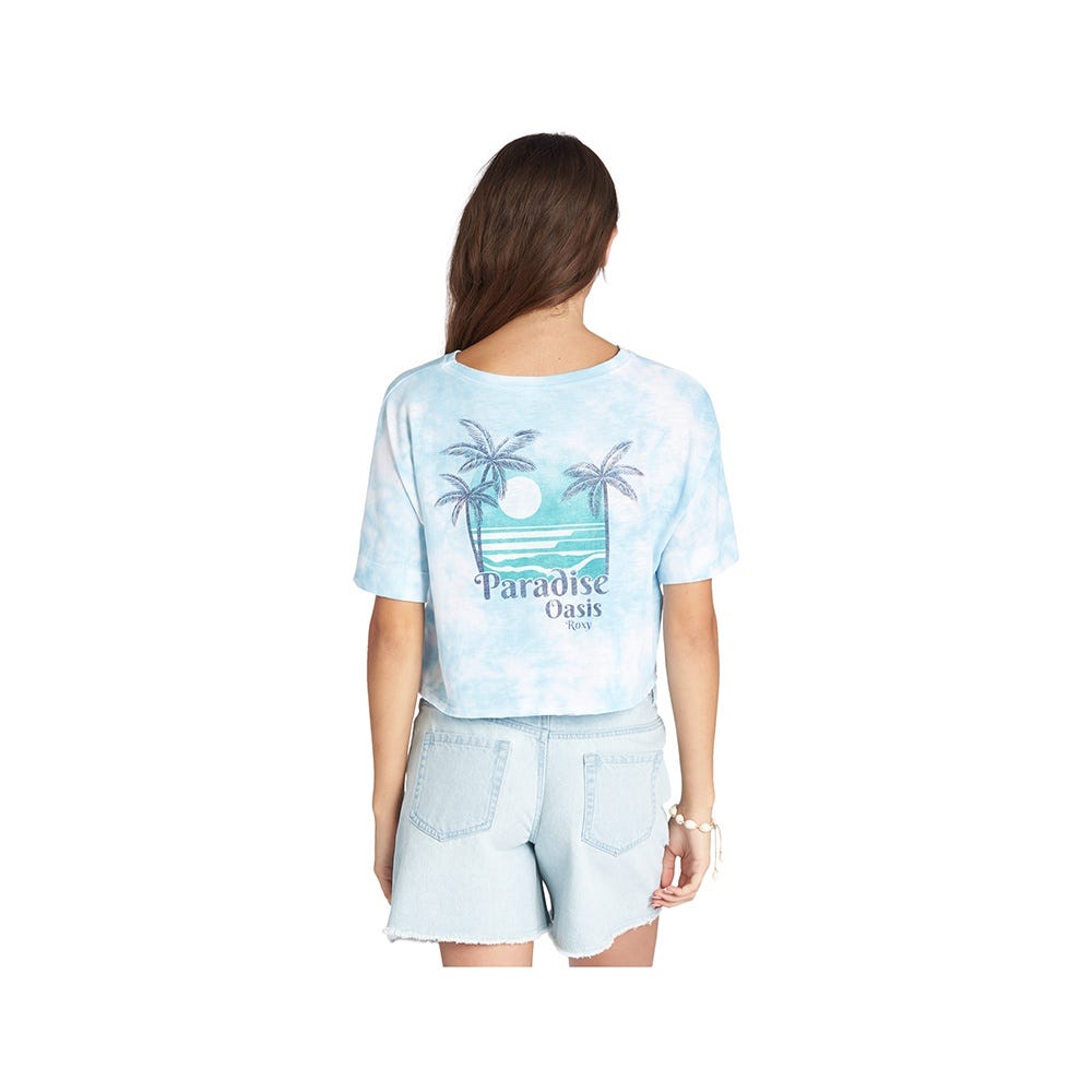 Womens Happypalmsdstf J Tee In Cool Blue