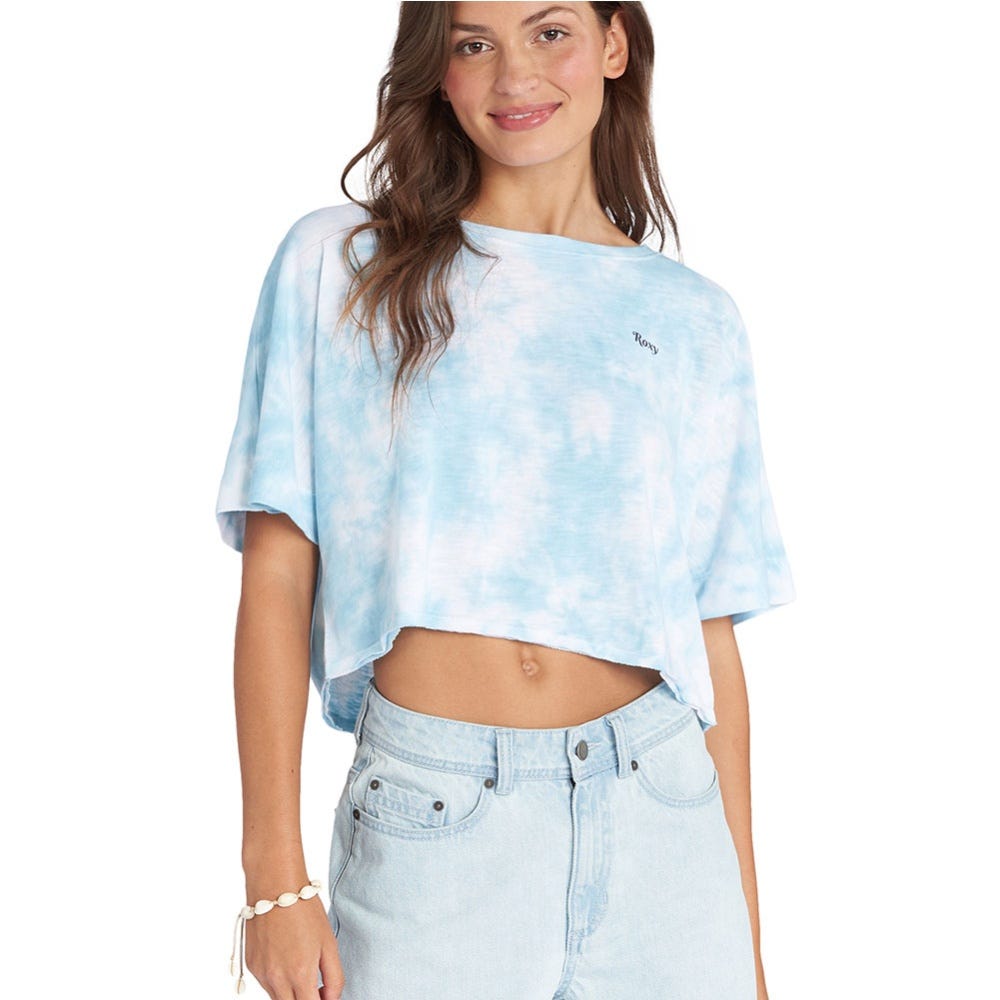 Womens Happypalmsdstf J Tee In Cool Blue