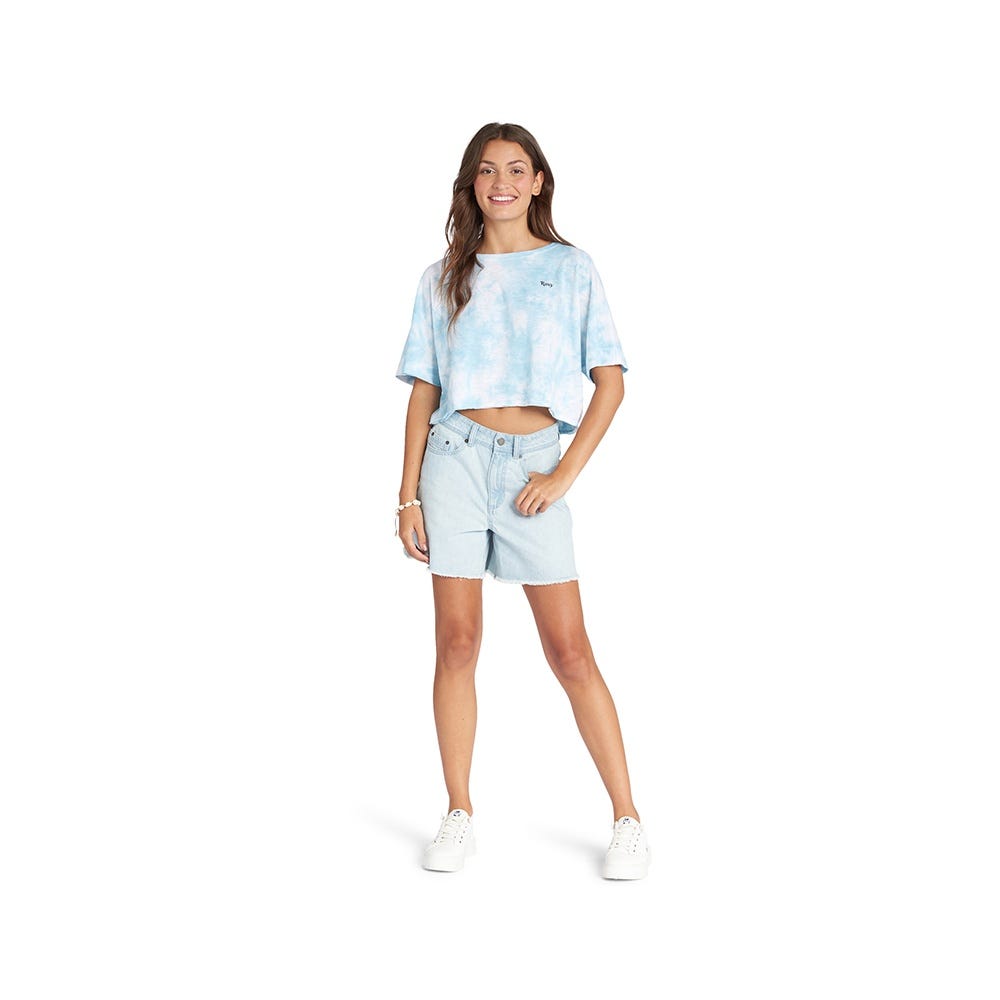 Womens Happypalmsdstf J Tee In Cool Blue