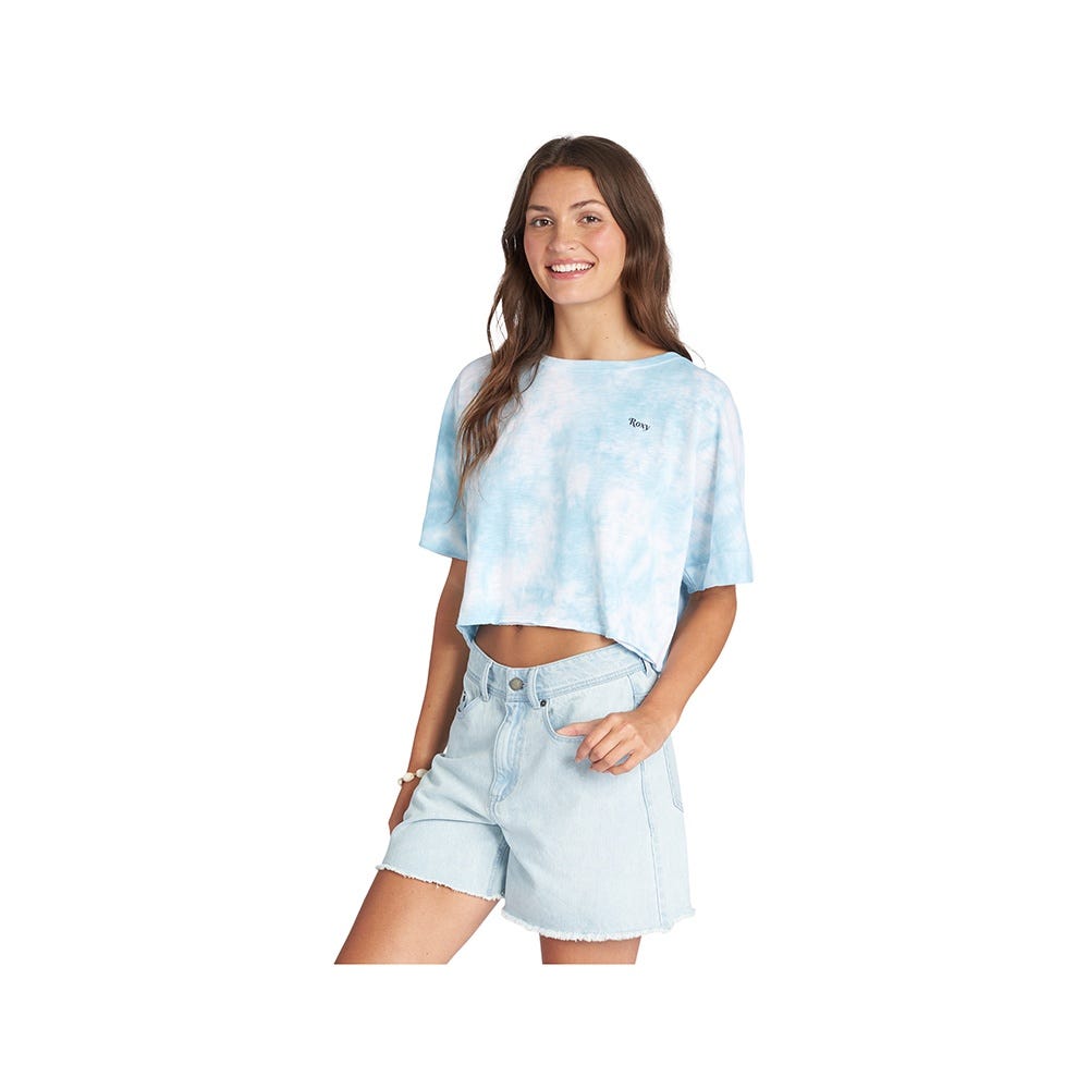 Womens Happypalmsdstf J Tee In Cool Blue