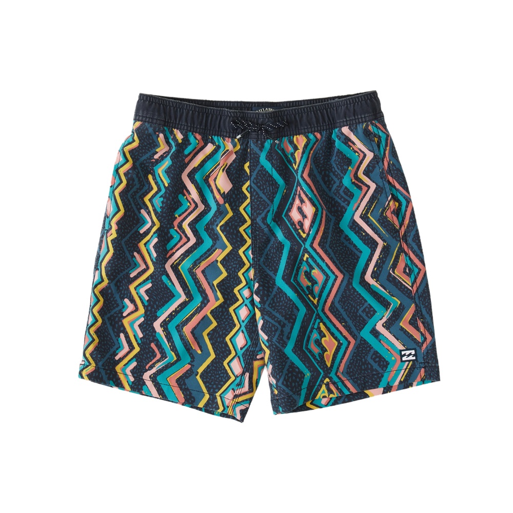 Boys Sundays Layback Boardshorts In Blue Haze