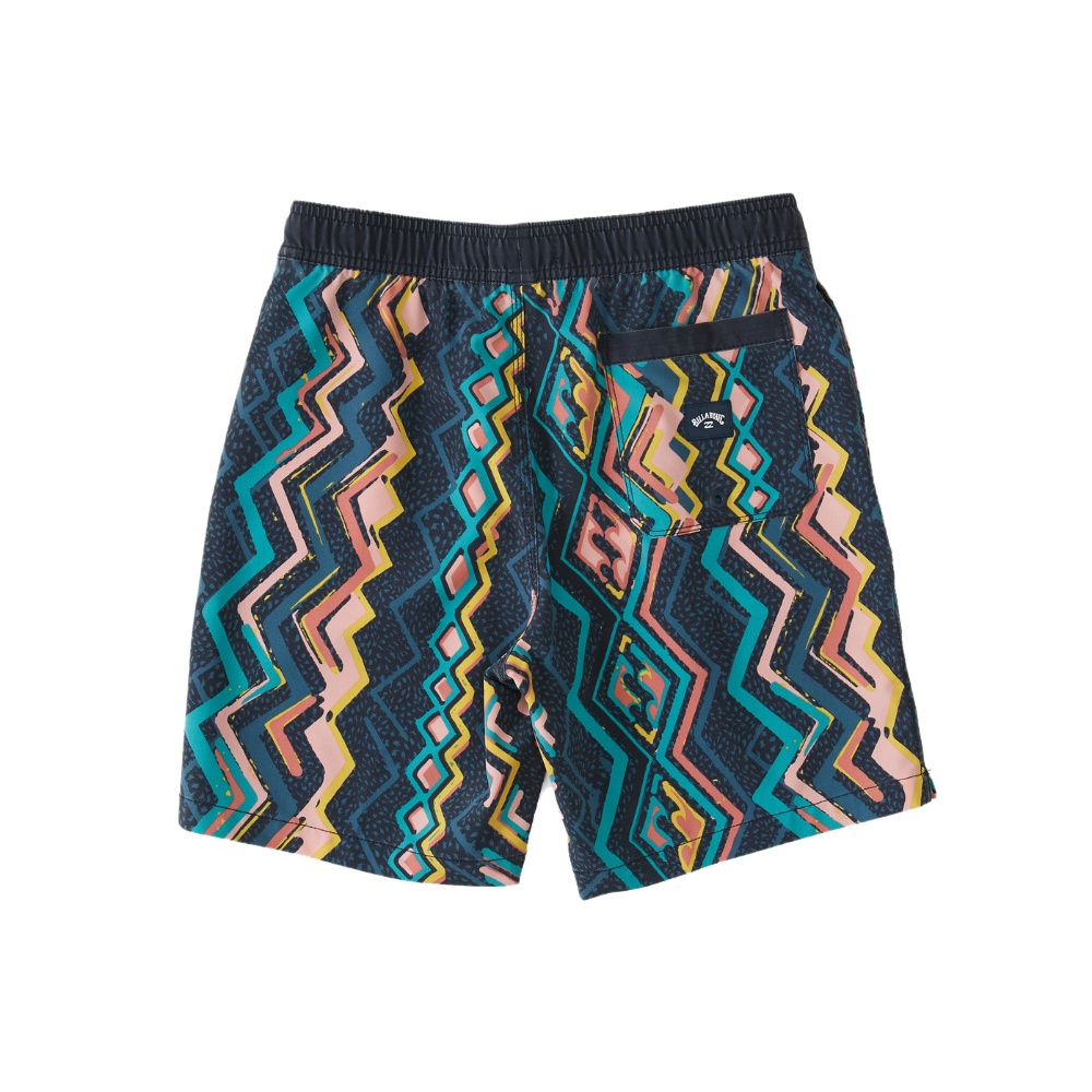 Boys Sundays Layback Boardshorts In Blue Haze