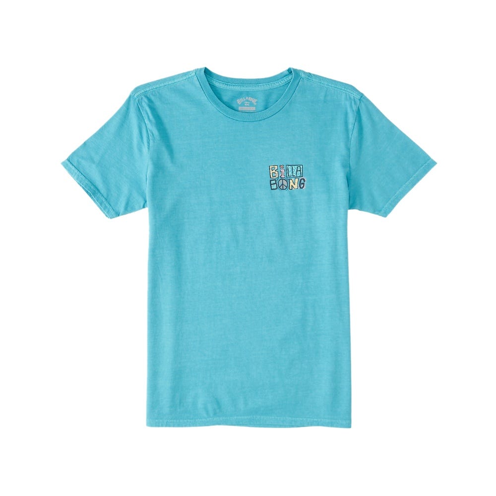 Boys Worded T-Shirt In Dark Mint
