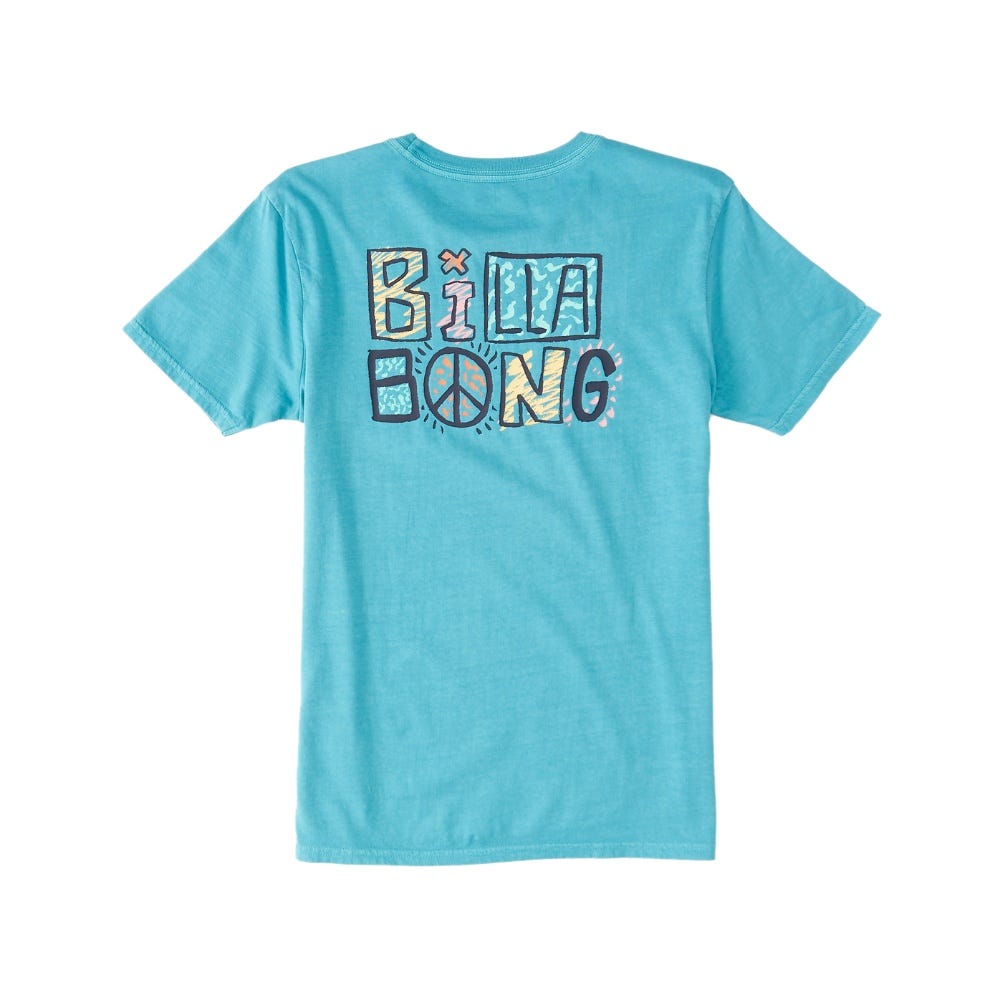 Boys Worded T-Shirt In Dark Mint