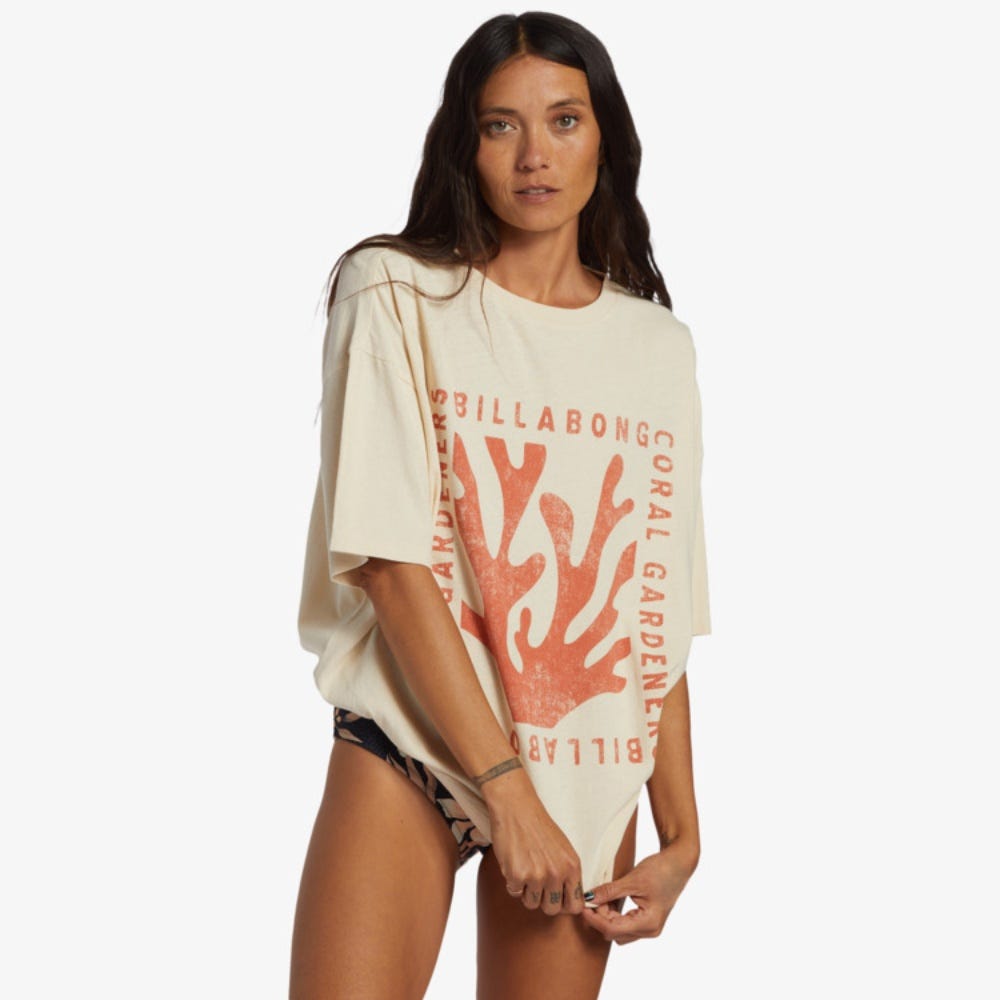 True Boy Coral Gardener T-Shirt - Women