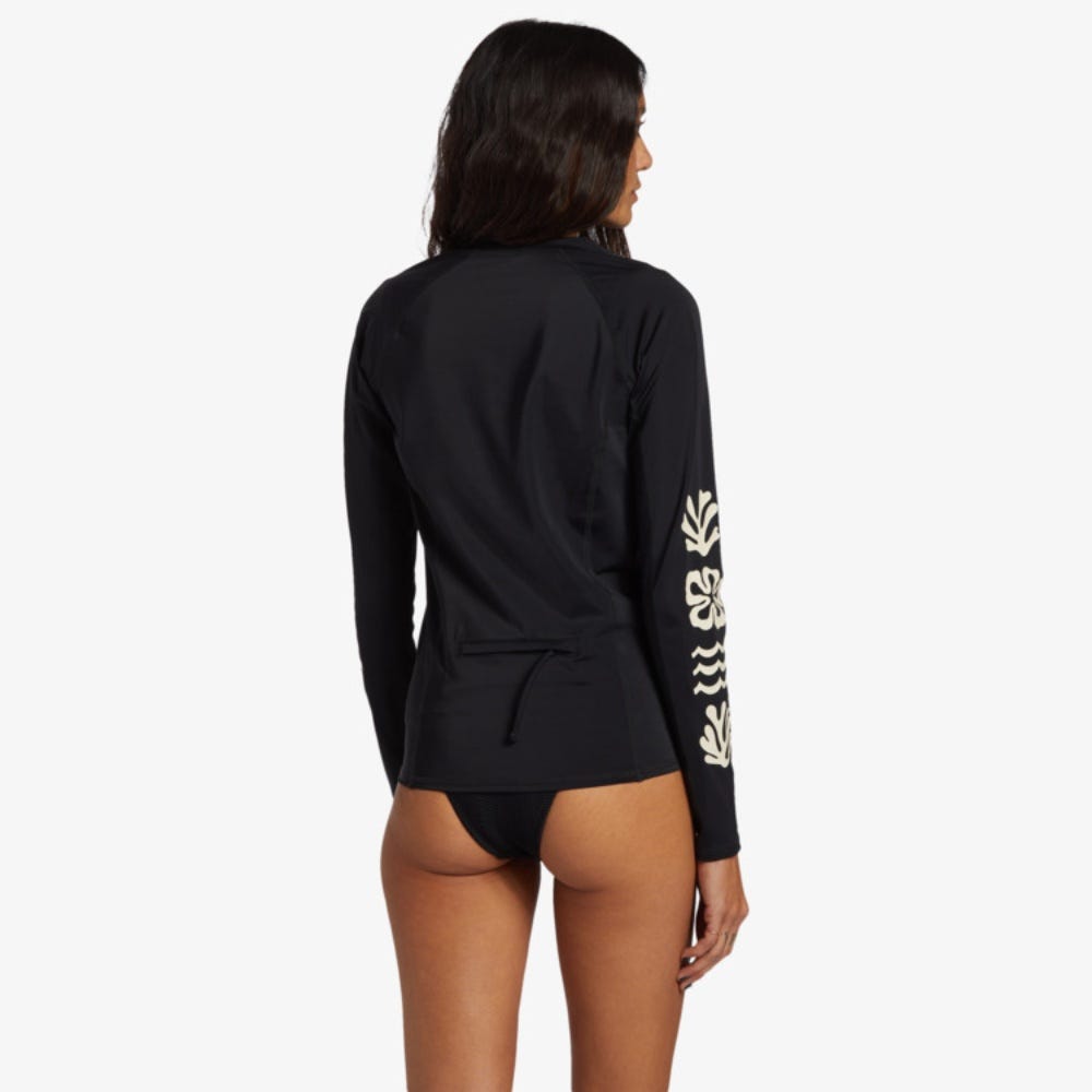 Coral Gardeners Half Zip Long Sleeve Rash Vest - Women