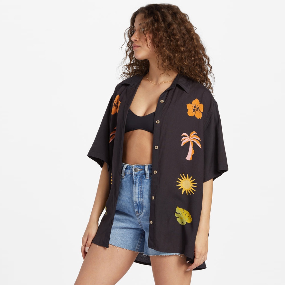 On Vacation Woven Shirt - Women
