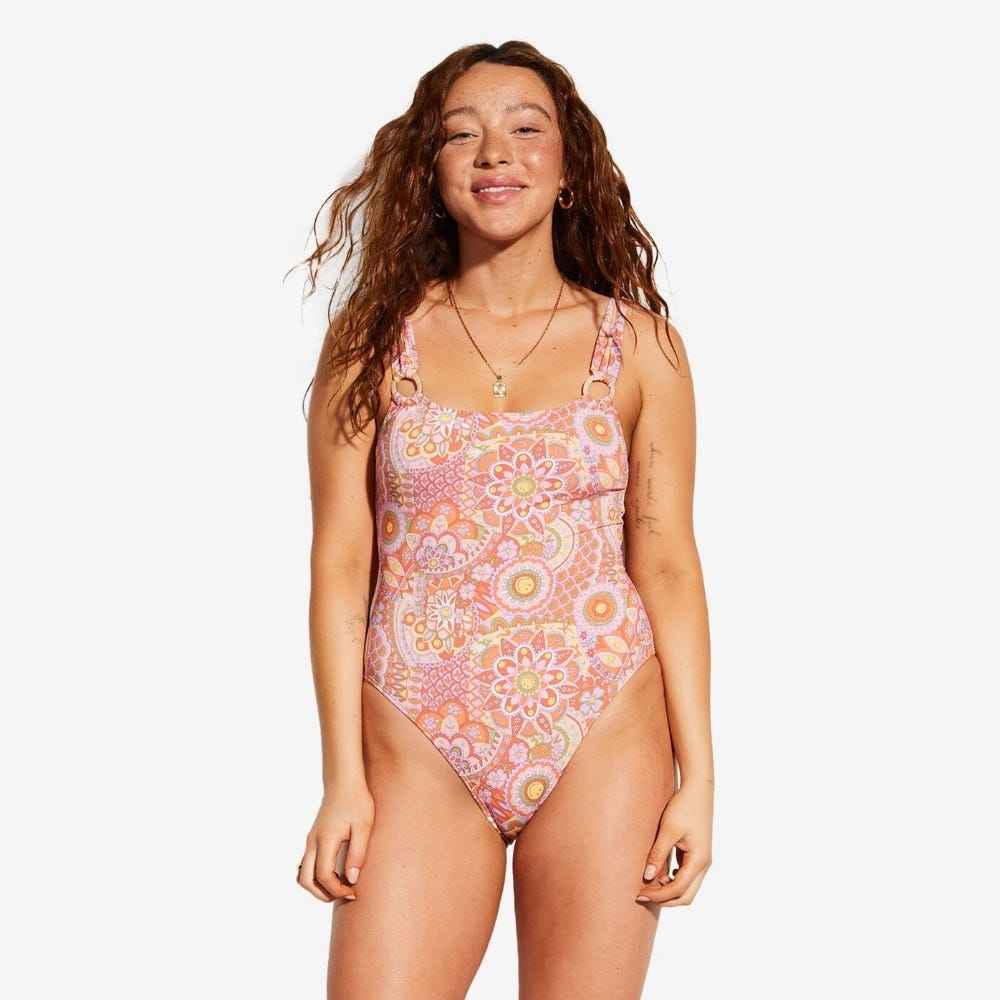 Womens Good Times One-Piece Swimsuit