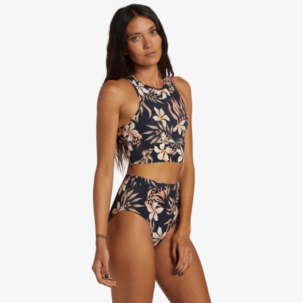 Coral Gardeners Hi Waist Retro Bikini Bottoms - Women