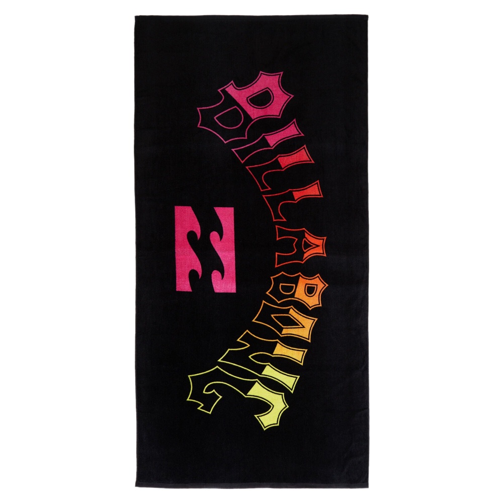 Mens Arch Wave Towel In Black