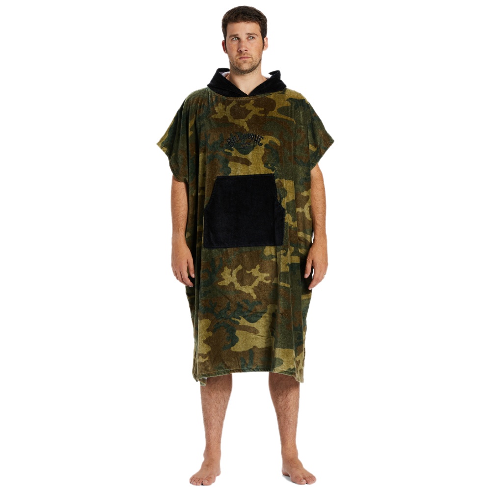Mens Hooded Changing Towel In Camo