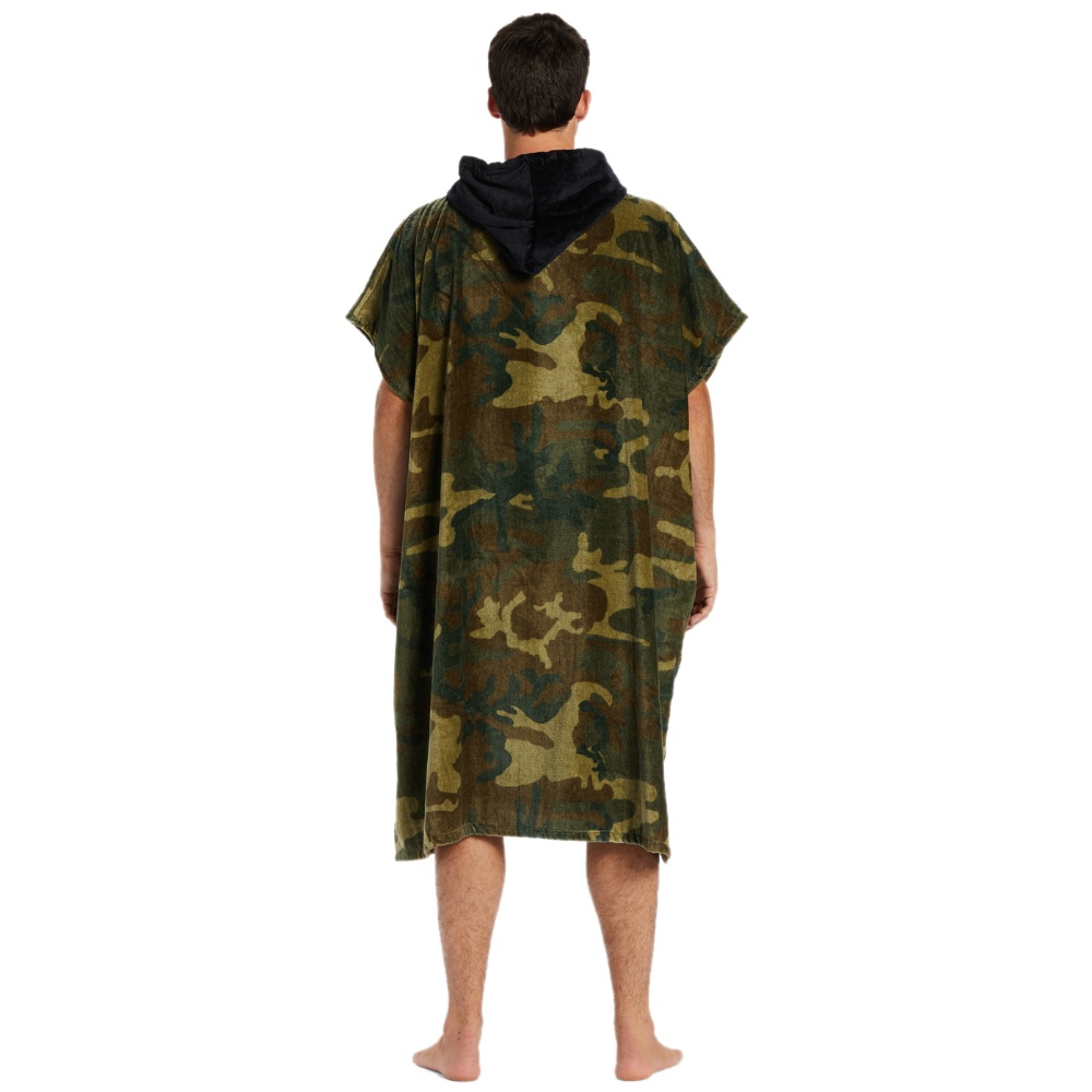Mens Hooded Changing Towel In Camo