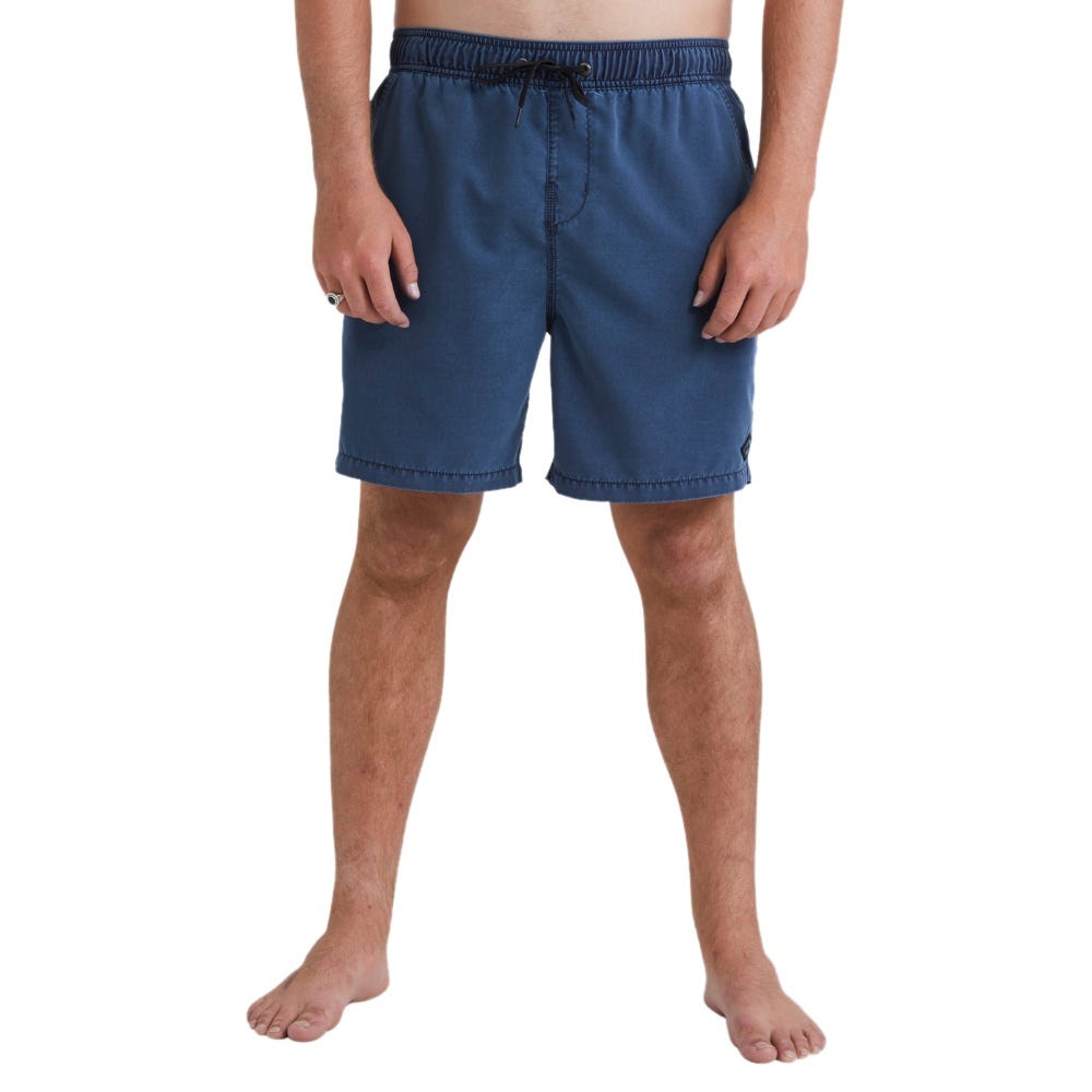 Mens All Day Overdyed Layback Boardshorts 17" In North Sea