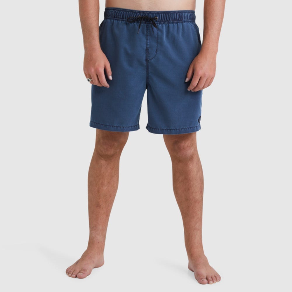 Mens All Day Overdyed Layback Boardshorts 17" In North Sea