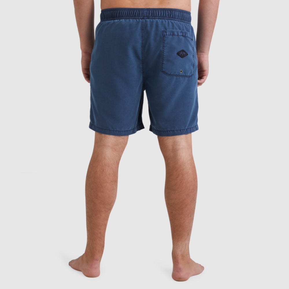 Mens All Day Overdyed Layback Boardshorts 17" In North Sea