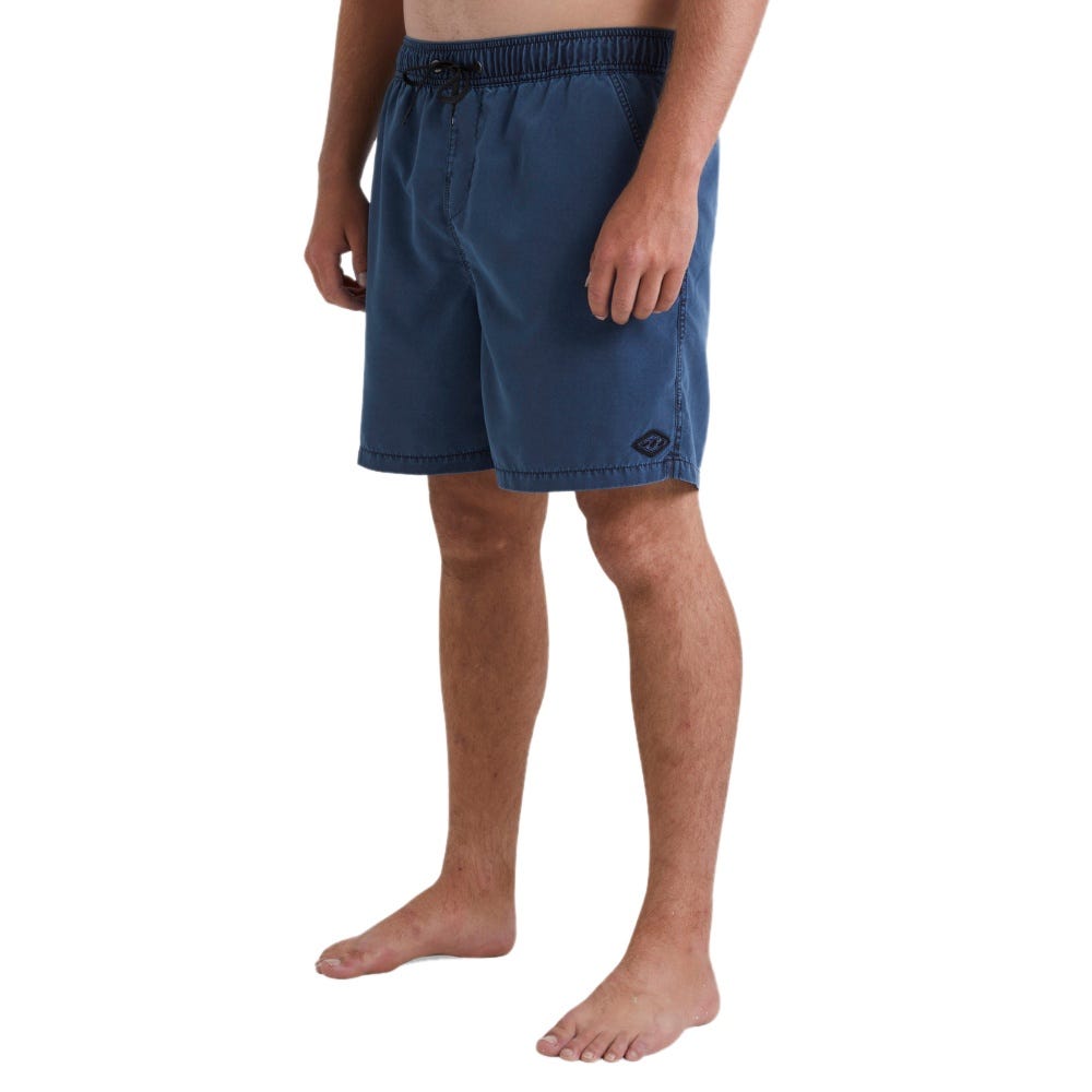 Mens All Day Overdyed Layback Boardshorts 17" In North Sea