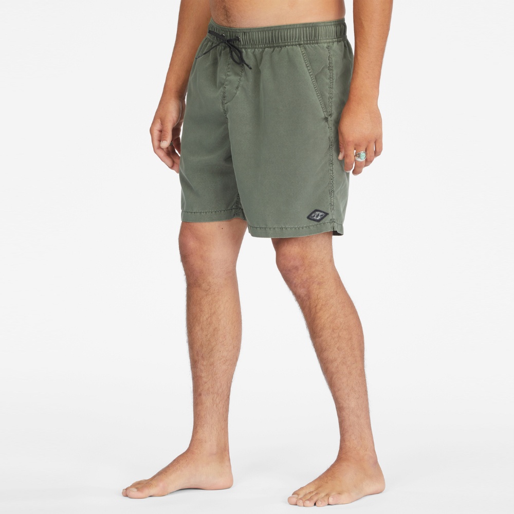Mens All Day Overdyed Layback Boardshorts 17"