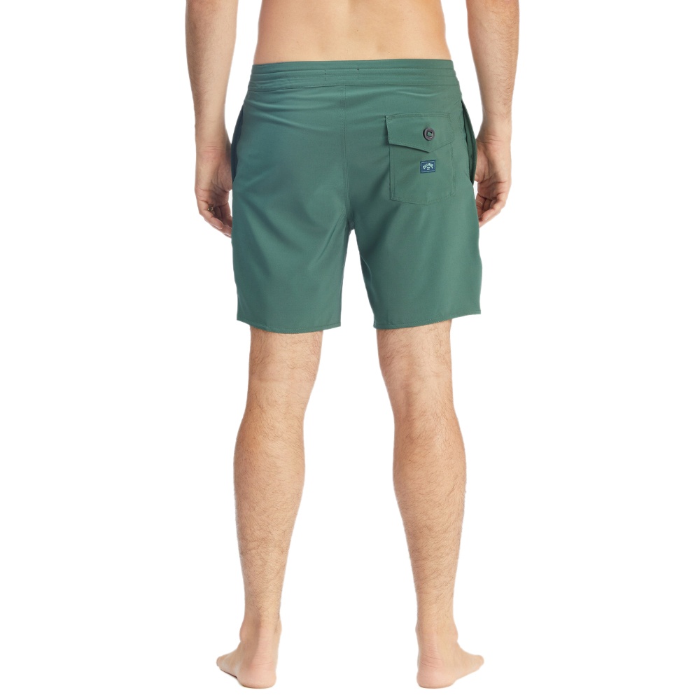 Mens All Day Ciclo Lo Tide Boardshorts 17" In Military