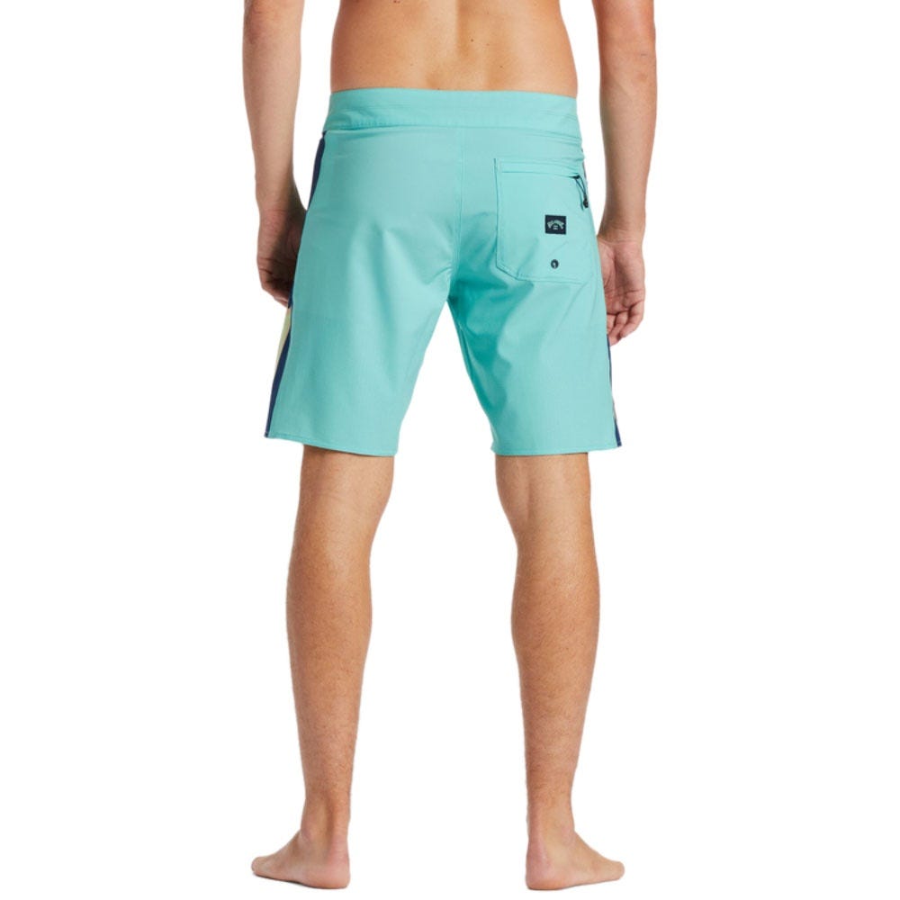 Mens D Bah Airlite Performance 19" Boardshorts In Dusty Jade Green