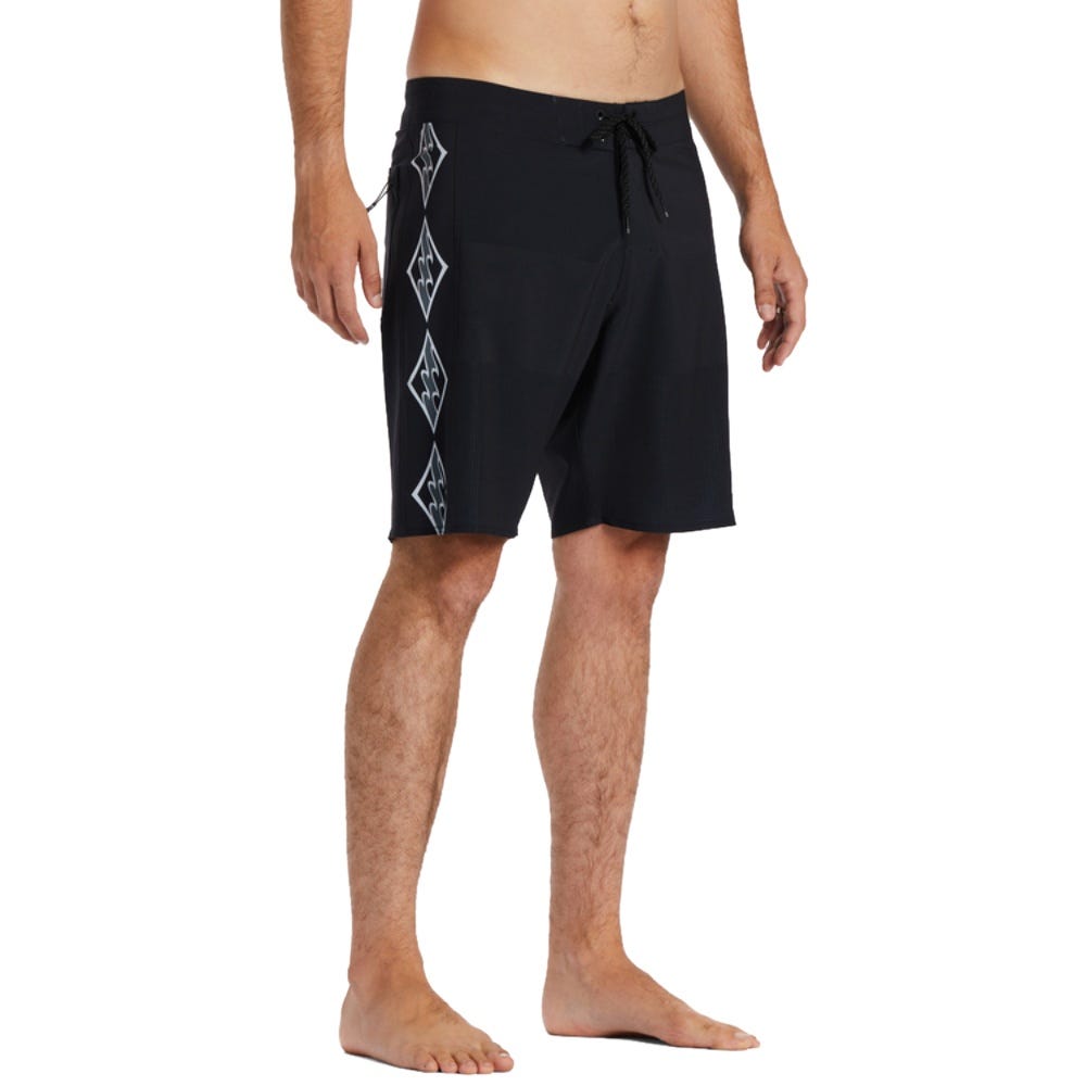 Mens D Bah Airlite Boardshorts In Pitch Black