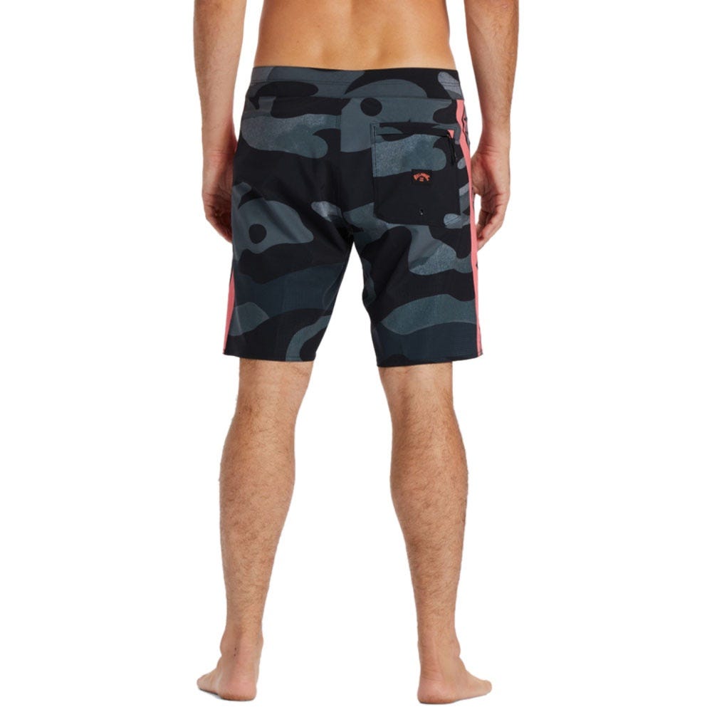 Mens D Bah Airlite Performance 19" Boardshorts In Stealth Heather