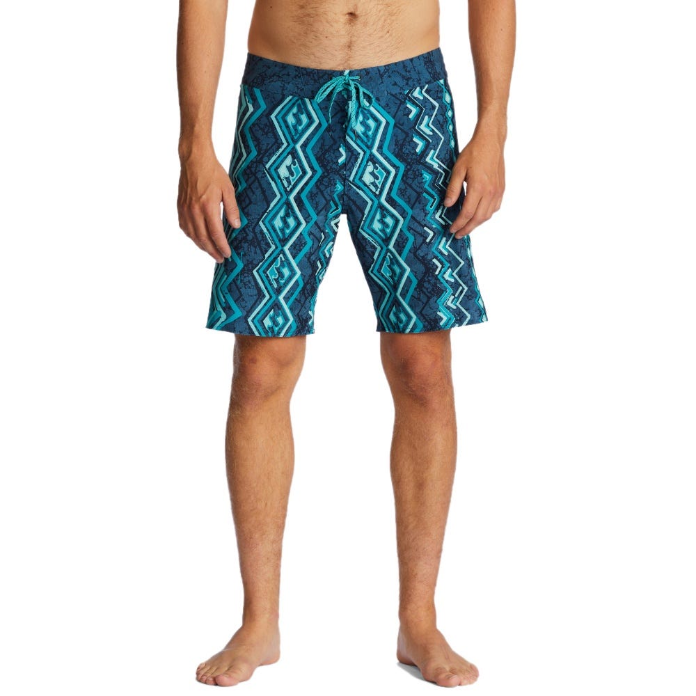 Mens Sundays Airlite Performance 19" Boardshorts In Blue Haze