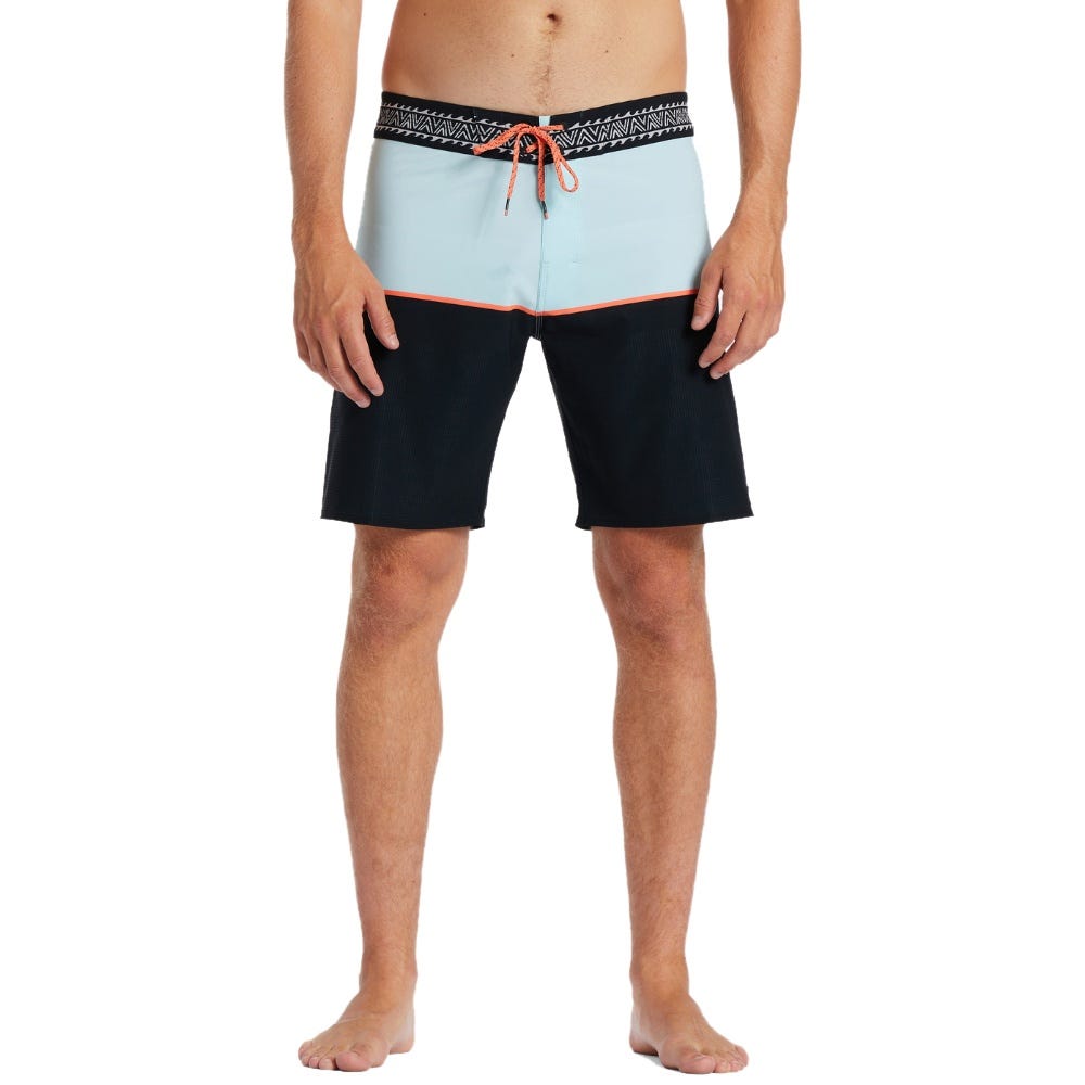 Mens Fifty50 Airlite Performance 19" Boardshorts In Blue Haze