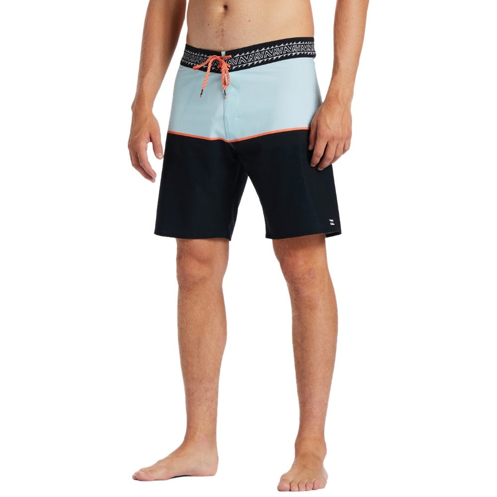 Mens Fifty50 Airlite Performance 19" Boardshorts In Blue Haze