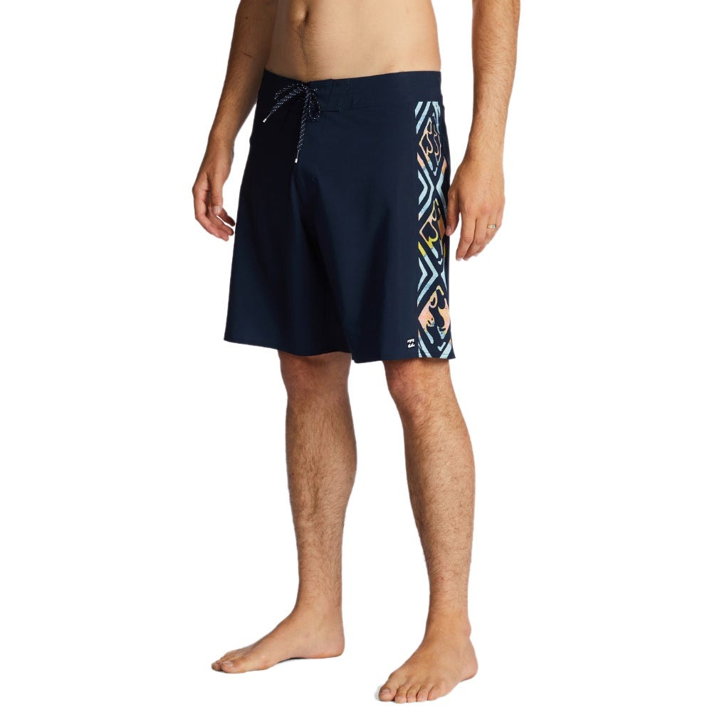 Mens D Bah Ciclo Pro Performance 18" Boardshorts In Navy