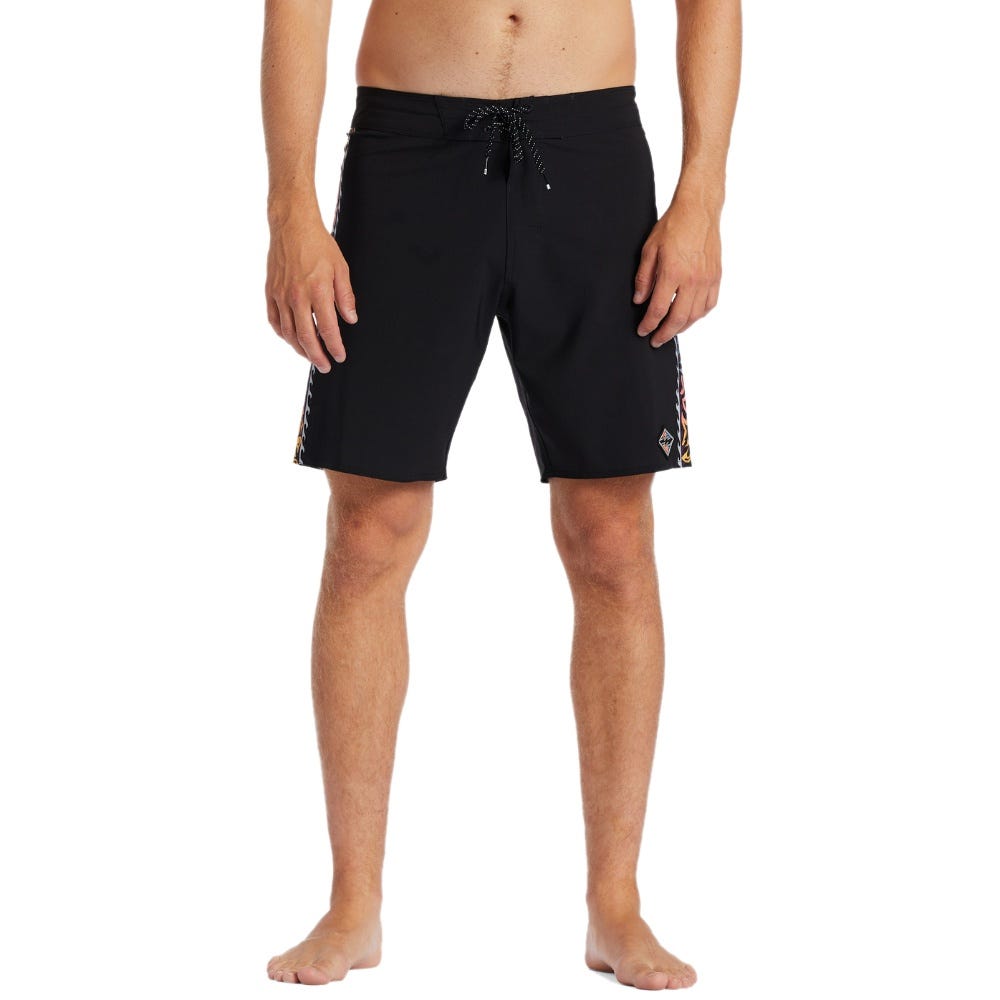 Mens D Bah Ciclo Pro Performance 18" Boardshorts In Stealth
