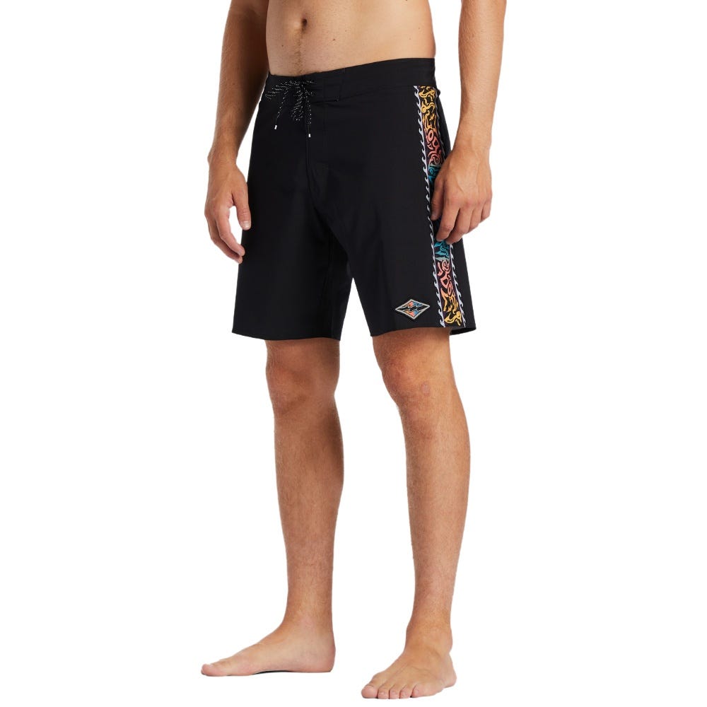 Mens D Bah Ciclo Pro Performance 18" Boardshorts In Stealth