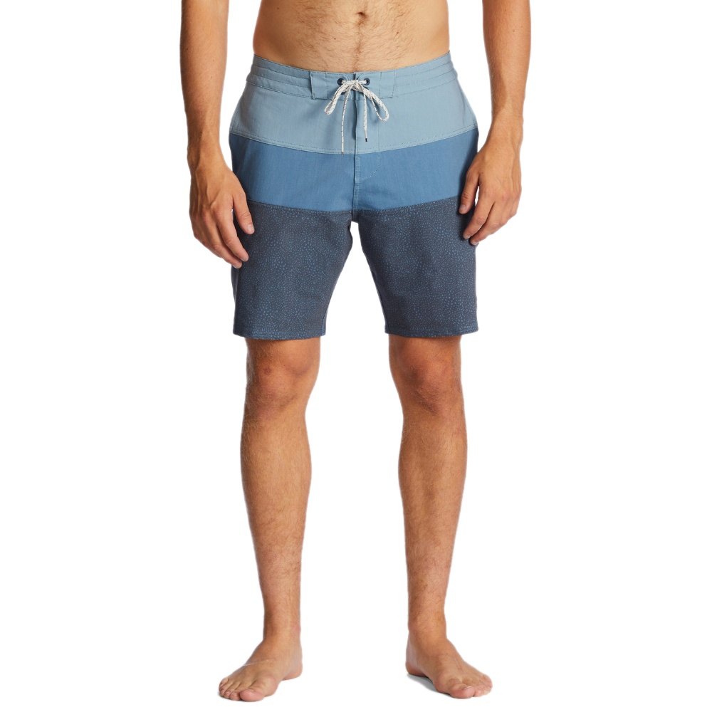 Mens Tribong Lo Tide 19" Boardshorts In Blue Haze
